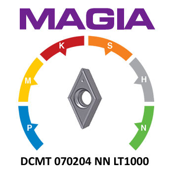 LAMINA MAGIA DCMT 070204-NN, LT1000 (10 st)