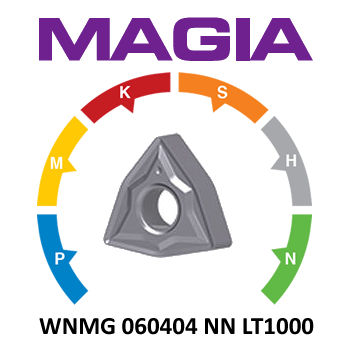 LAMINA MAGIA WNMG 060404-NN, LT1000 (10 st)