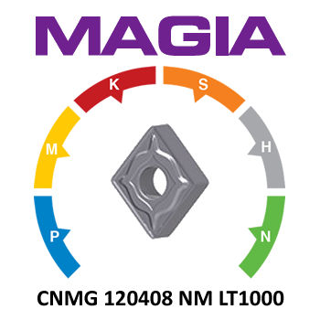 LAMINA MAGIA CNMG 120408-NM, LT1000 (10 st)