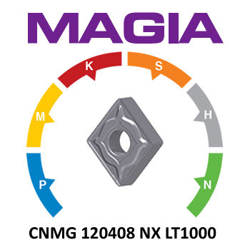 LAMINA MAGIA CNMG 120408-NX, LT1000 (10 st)